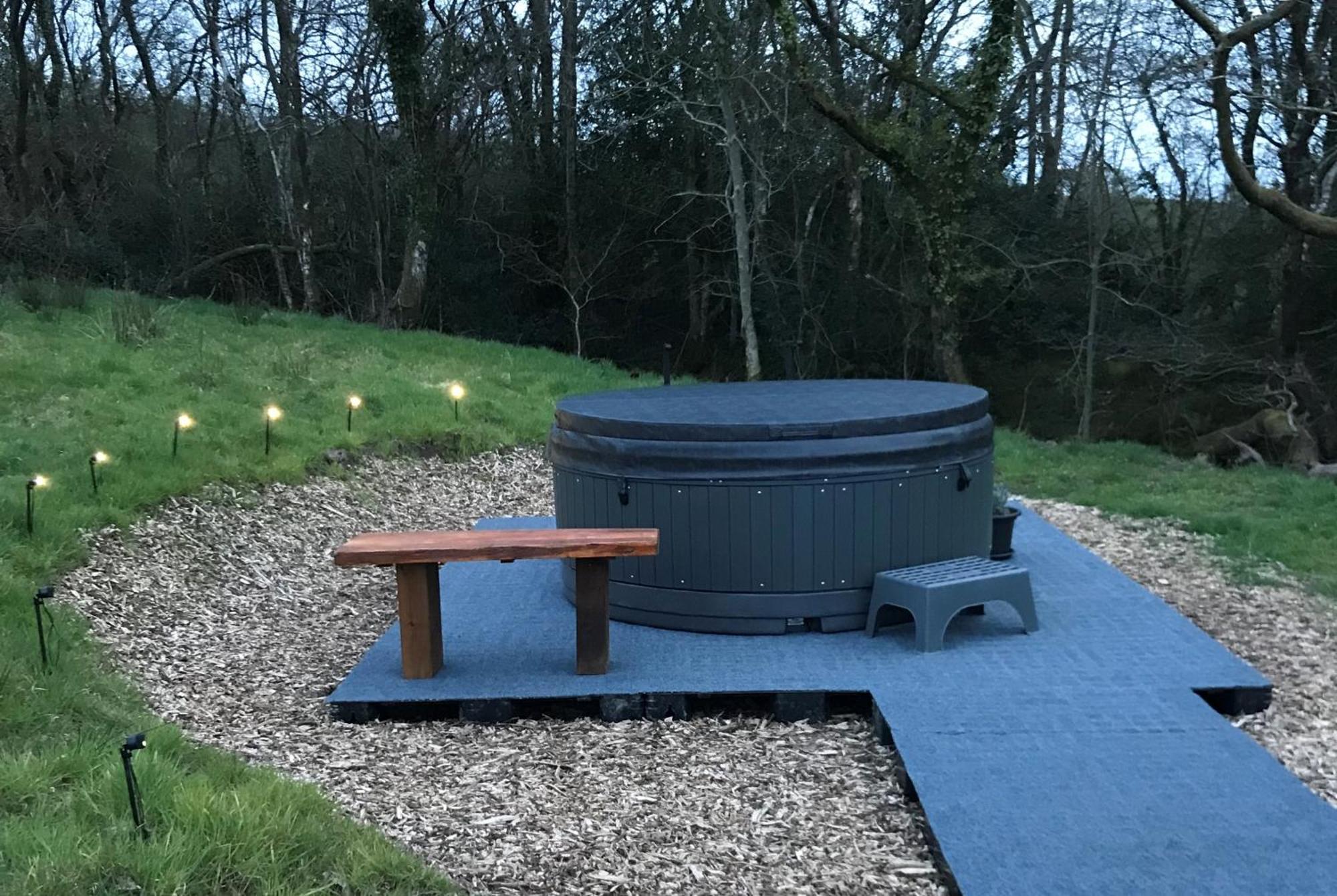 ホテル Gilfach Gower Farm Luxury Yurt With Hot Tub アンマンフォード エクステリア 写真